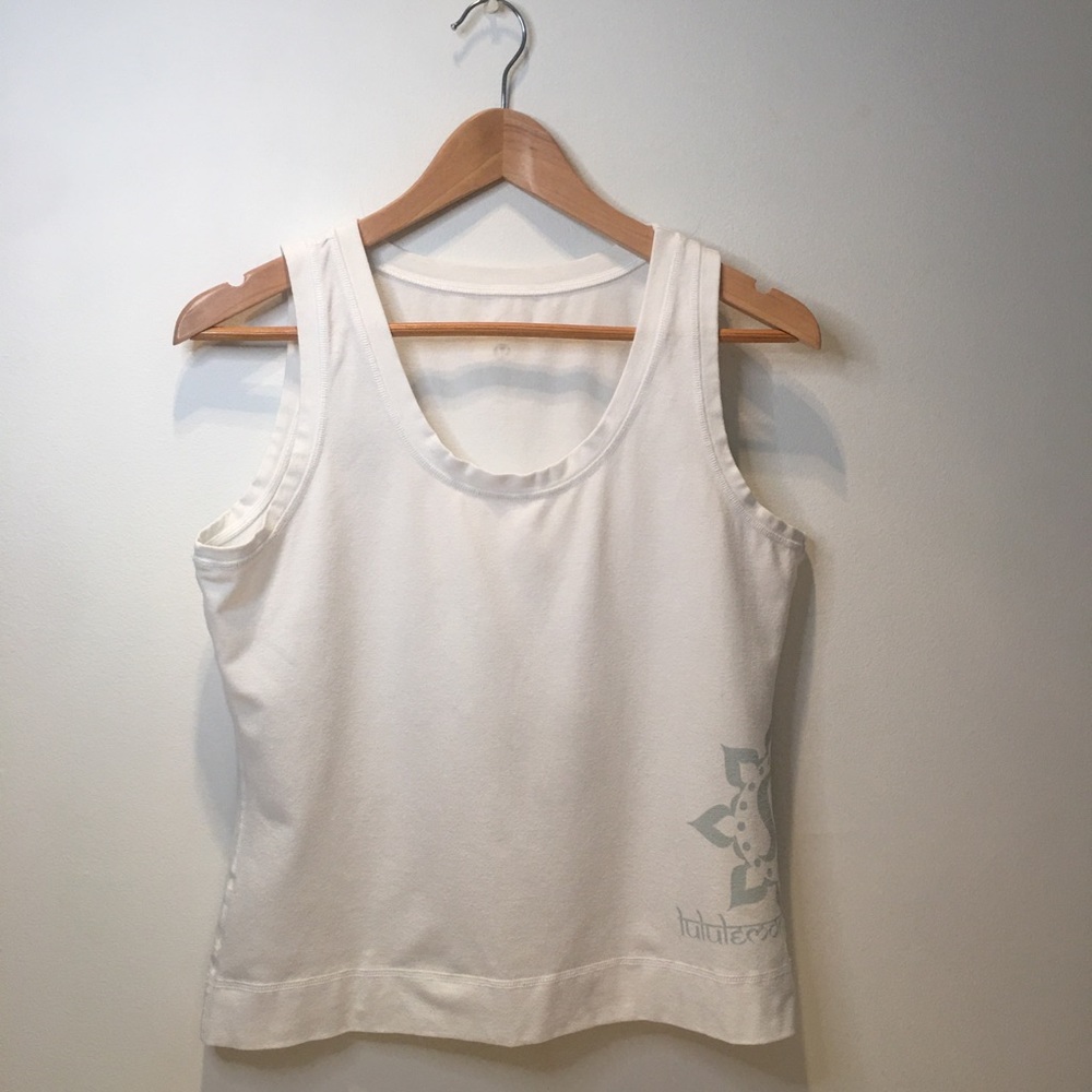 Lululemon athletics workout tank top,white, Medium